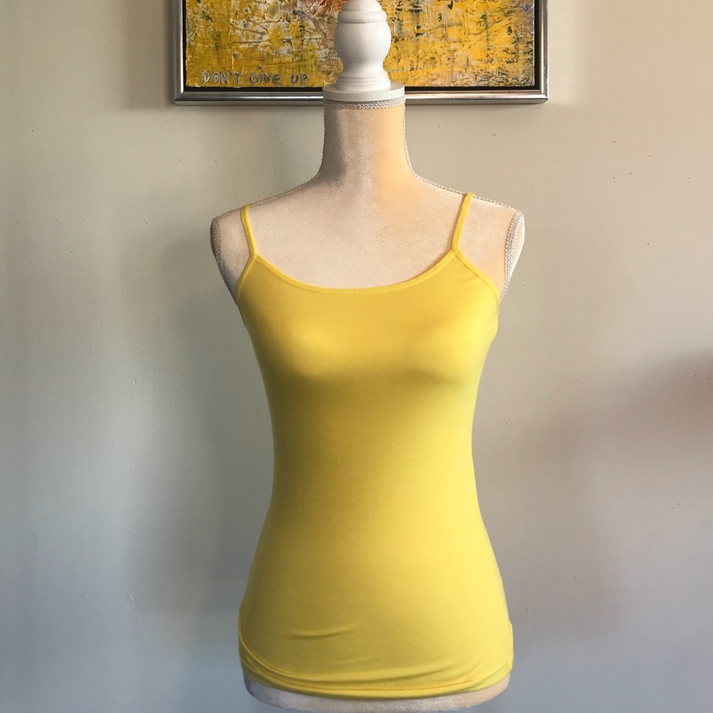 Victoria Yellow Tank Top Medium NWT
